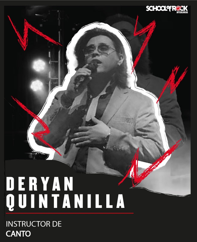 Instructor de Canto Deryan Quintanilla