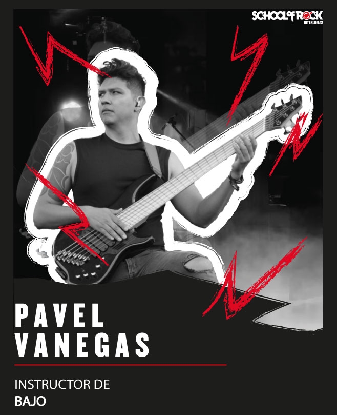 Instructor de Bajo Pavel Vanegas